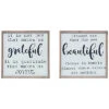 Wood 15in White Fall/Harvest Grateful/Be Decorative Set Home -Home Accents Shop 3050040186 RLLD 1