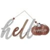 Wood 19In Multicolored Harvest Hello Pumpkin Wall Decor Home -Home Accents Shop 3050065880 RLLD 1