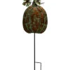 Metal 32in Bronze Fall/Harvest Pumpkin Home -Home Accents Shop 3050096039 RLLD 1