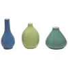 Set Of 3 Transpac Dolomite 4in Multicolor Spring Cool Color Vase Home -Home Accents Shop 3050110382 RLLD 1