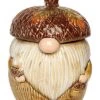 Ceramic 6.77In Multicolored Harvest Gnome Container Home -Home Accents Shop 3050121000 RLLD 1