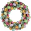 Foam Multicolor Easter Rosette Egg Wreath Home -Home Accents Shop 3050126970 RLLD 1