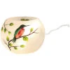 Glass White Spring Hummingbird Round Vase With LED Home 1 Glass White Spring Hummingbird Round Vase With LED Home -Home Accents Shop 3050126980 RLLD 1