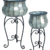 Set Of 2 Silver Spring Traditional Planters With Stands Home 2 Set Of 2 Silver Spring Traditional Planters With Stands Home -Home Accents Shop 3050127095 RLLD 1