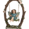 Resin Brown Spring Fairy On Swing Figurine Home -Home Accents Shop 3050127163 RLLD 1