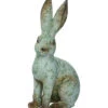 Resin Medium Gray Easter Rustic Sitting Bunny Statuette Home -Home Accents Shop 3050127191 RLLD 1