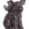 Resin Medium Gray Spring Pig With Wings Statuette Home -Home Accents Shop 3050127192 RLLD 1