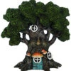Resin Small Brown Spring Enchanted Garden Tree House With Face Home -Home Accents Shop 3050127196 RLLD 1