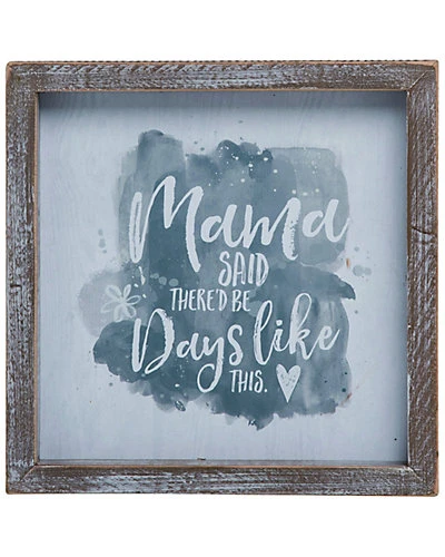 Wood Blue Spring Mom Humor Block Decor Home 3 Wood Blue Spring Mom Humor Block Decor Home