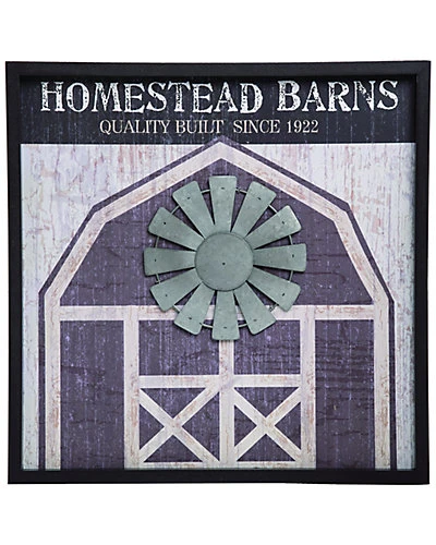 Wood Multicolor Spring Homestead Barns Layered Barn Wall Decor 2 Wood Multicolor Spring Homestead Barns Layered Barn Wall Decor