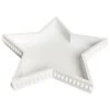 Wood 15.25in Christmas Beaded Star Shaped Tray Home