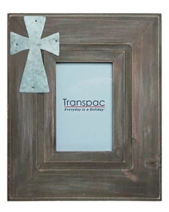 Rustic Wood Cross Embellished Frame Home