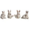 Set Of 4 Small Crackle Bunny Figures Home -Home Accents Shop 3050187420 RLLD 1