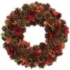 Foam 15.75In Multicolored Harvest Pinecones Wreath Home -Home Accents Shop 3050209120 RLLD 1