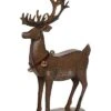 Metal 17.5in Christmas Standing Reindeer With Bells Home -Home Accents Shop 3050231580 RLLD 1