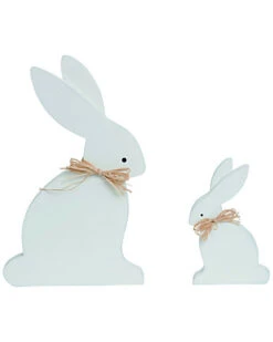 Set Of 2 Big & Little Bunnies Home