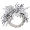 Artificial 22In Multicolored Harvest Autumn Snow Wreath Home -Home Accents Shop 3050262345 RLLD 1