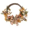 Artificial 30In Brown Harvest Pumpkin Menagerie Wreath Home -Home Accents Shop 3050279202 RLLD 1
