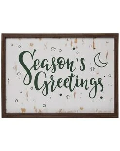 Wood 23.6in Multicolored Christmas Dream Statement Decor Home
