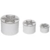 Metal 8in Christmas Winter Containers Set Of 3 Home -Home Accents Shop 3050386370 RLLD 1