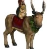 Resin 8.75in Multicolored Christmas Moose And Critter Figurine Home -Home Accents Shop 3050386394 RLLD 1