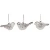 Glass 4.75in Multicolored Christmas Bird Ornament Set Of 3 Home -Home Accents Shop 3050386431 RLLD 1