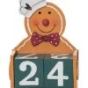 Wood 7.87in Multicolored Christmas Gingerbread Countdown Set Of 3 Home -Home Accents Shop 3050386446 RLLD 1