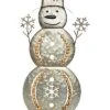 Metal 23.23in Christmas Beaded Snowman Decor Home -Home Accents Shop 3050386471 RLLD 1