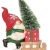 Resin 7in Multicolored Christmas Light Up Gnome And Bottle Brush Figurine Home -Home Accents Shop 3050386479 RLLD 1