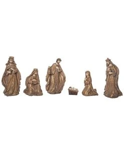 Resin 7.99in Multicolored Christmas Elegant Gilded Home