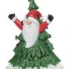 Resin 8.25in Multicolored Christmas Gnome Decorating Tree Figurine Home -Home Accents Shop 3050386548 RLLD 1