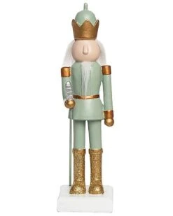 Resin 11in Multicolored Christmas And Nutcracker Decor Home