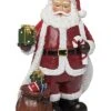 Resin 6.7in Multicolored Christmas Jolly Santa Figurine Home -Home Accents Shop 3050386599 RLLD 1