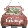 Wood 15.75in Multicolored Christmas Tree Truck Decor Home -Home Accents Shop 3050386625 RLLD 1
