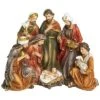Resin 9in Multicolored Christmas Traditional Nativity Decor Home -Home Accents Shop 3050386641 RLLD 1