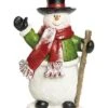 Resin 10.25in Multicolored Christmas Jolly Snowman Decor Home -Home Accents Shop 3050386643 RLLD 1