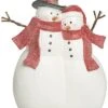 Resin 8.25in Christmas Chilly Snowman Couple Figurine Home -Home Accents Shop 3050386646 RLLD 1