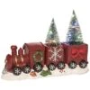 Resin 12in Multicolored Christmas Light Up Train With Trees Home -Home Accents Shop 3050386686 RLLD 1