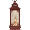 Artificial 11.5in Multicolored Christmas Light Up Glittering Santa Lantern Home -Home Accents Shop 3050386728 RLLD 1