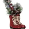 Resin 14in Multicolored Christmas Skates With Light Up Greenery Decor Home -Home Accents Shop 3050386759 RLLD 1