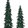 Resin 15.5in Christmas Iridescent Tree Decors Set Of 2 Home -Home Accents Shop 3050386760 RLLD 1