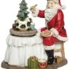 Resin 6.5in Multicolored Christmas Nostaic Crafting Santa Music Box Home 1 Resin 6.5in Multicolored Christmas Nostaic Crafting Santa Music Box Home -Home Accents Shop 3050386786 RLLD 1