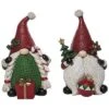 Resin 7.75in Multicolored Christmas Holidays Gnome Figurine Set Of 2 Home -Home Accents Shop 3050386796 RLLD 1