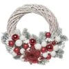 Artificial 22in Multicolored Christmas Joyful Ornaments Wreath Home -Home Accents Shop 3050386805 RLLD 1