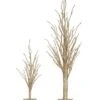 Wood 28.35in Christmas Gilded Trees Set Of 2 Home -Home Accents Shop 3050386808 RLLD 1