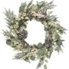 Artificial 24in Multicolored Christmas Eucalyptus Berry Pine Wreath Home -Home Accents Shop 3050386837 RLLD 1