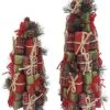 Foam 17.72in Multicolored Christmas Gift Tree Decor Set Of 2 Home -Home Accents Shop 3050386862 RLLD 1