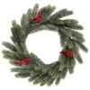 Artificial 24in Christmas Cardinal Wreath Home -Home Accents Shop 3050386869 RLLD 1