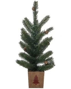 Artificial 24in Christmas Tree In Box Home