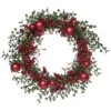 Natural Fiber 24in Multicolored Christmas Berry Ornament Wreath Home -Home Accents Shop 3050386908 RLLD 1